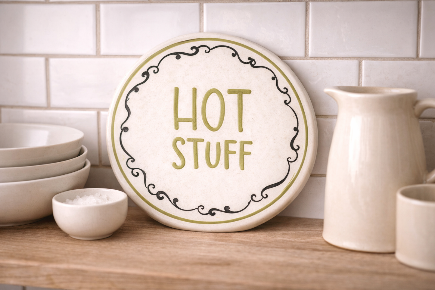 Hot Stuff Ceramic Trivet