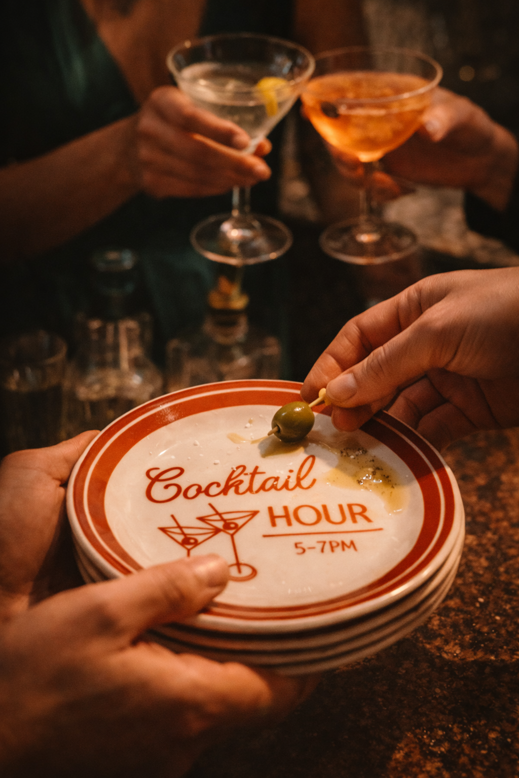 Cocktail Hour Side Plate