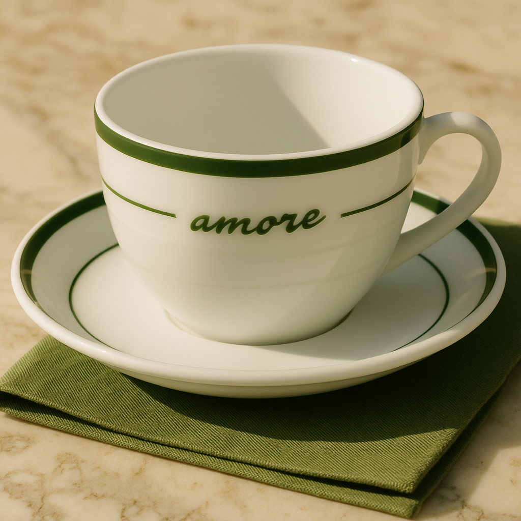 Amore Coffee Cups - Set of 6
