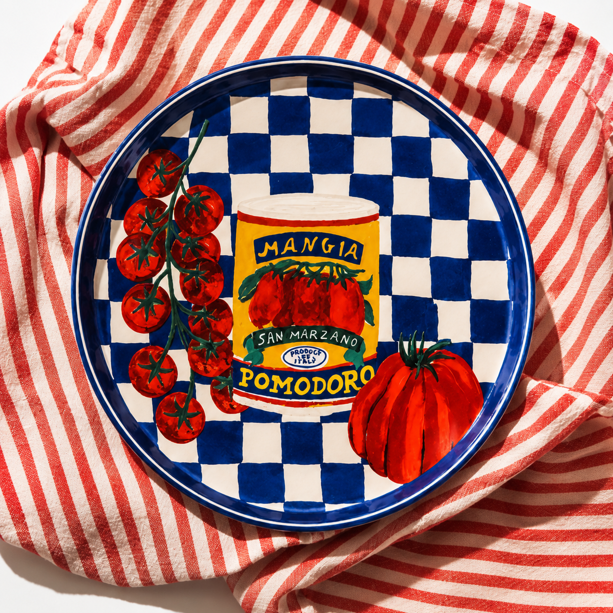 Nonna's Night Off Round Platter