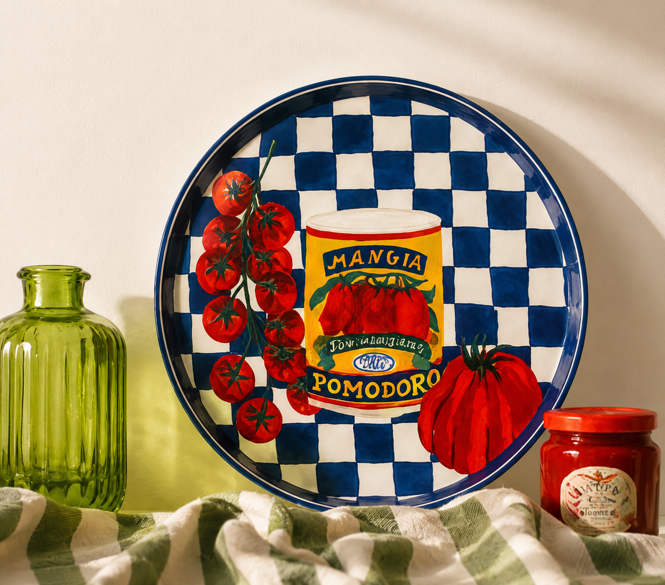 Nonna's Night Off Round Platter
