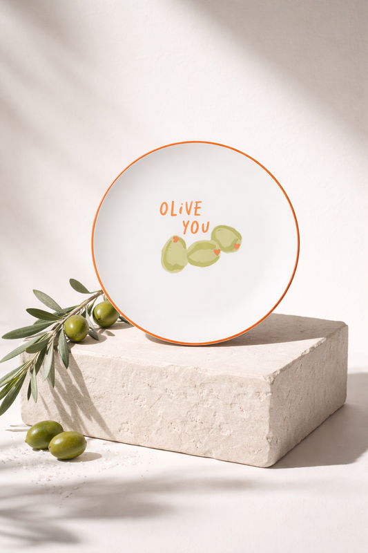 Olive You Side Plate - Set of 6