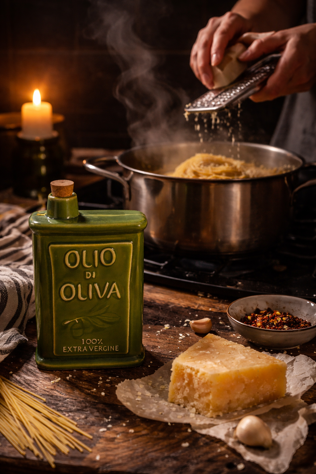 Olio Ceramic Oil Bottle - Verde