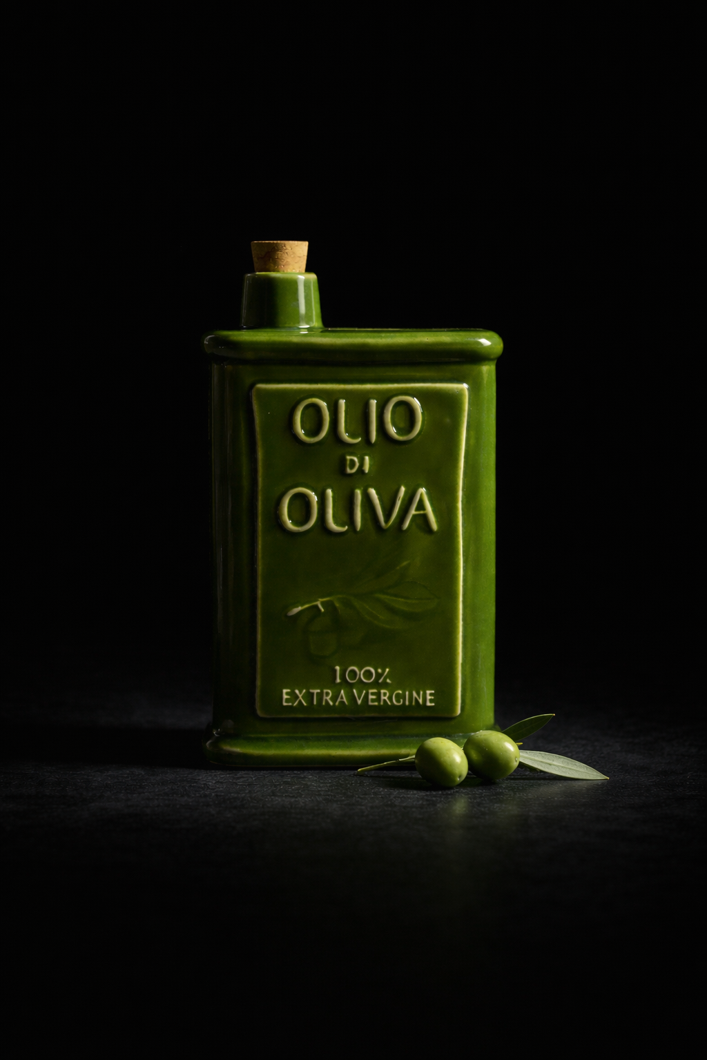 Olio Ceramic Oil Bottle - Verde