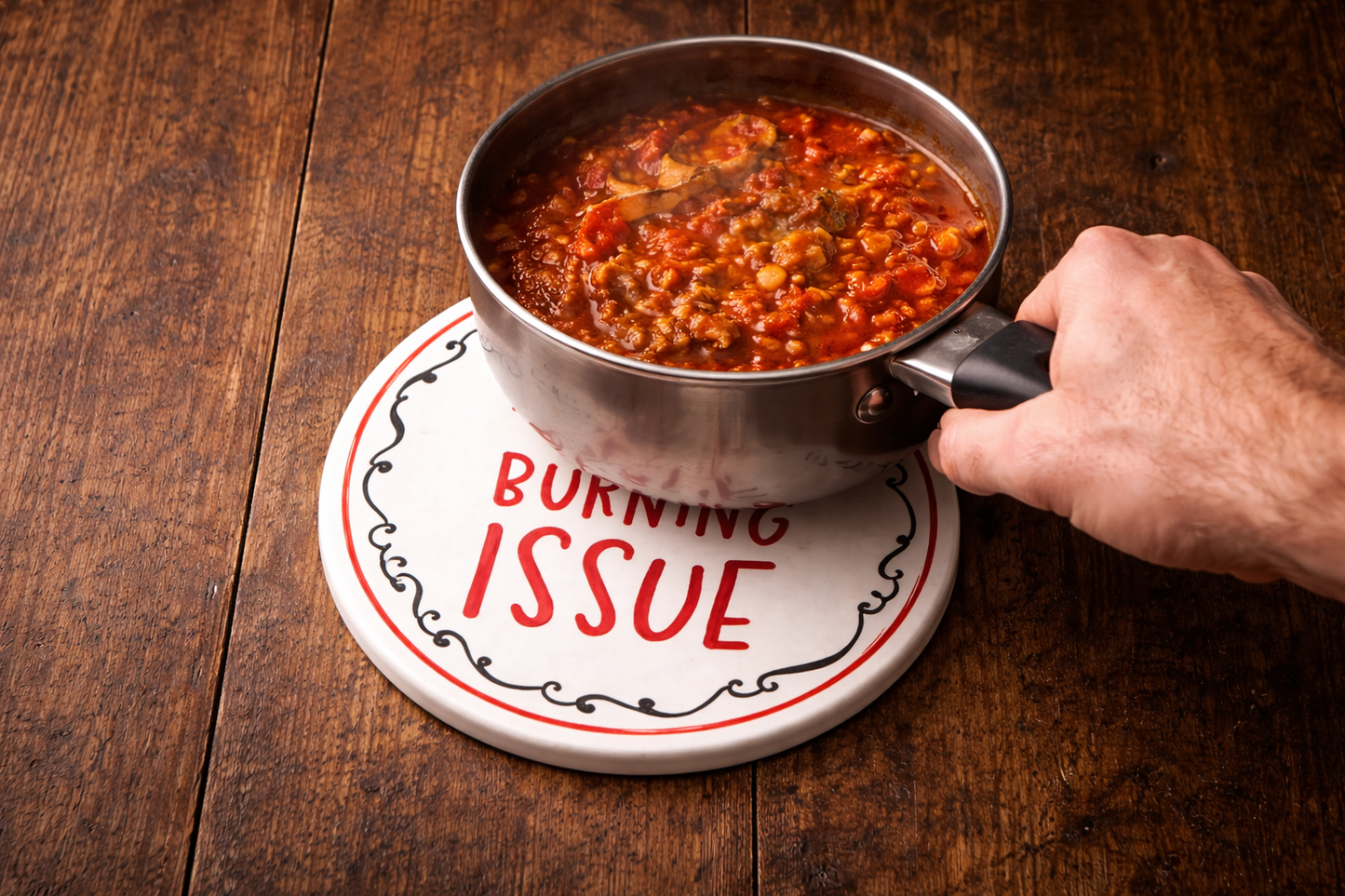 Burning Issue - Hot Plate Trivet
