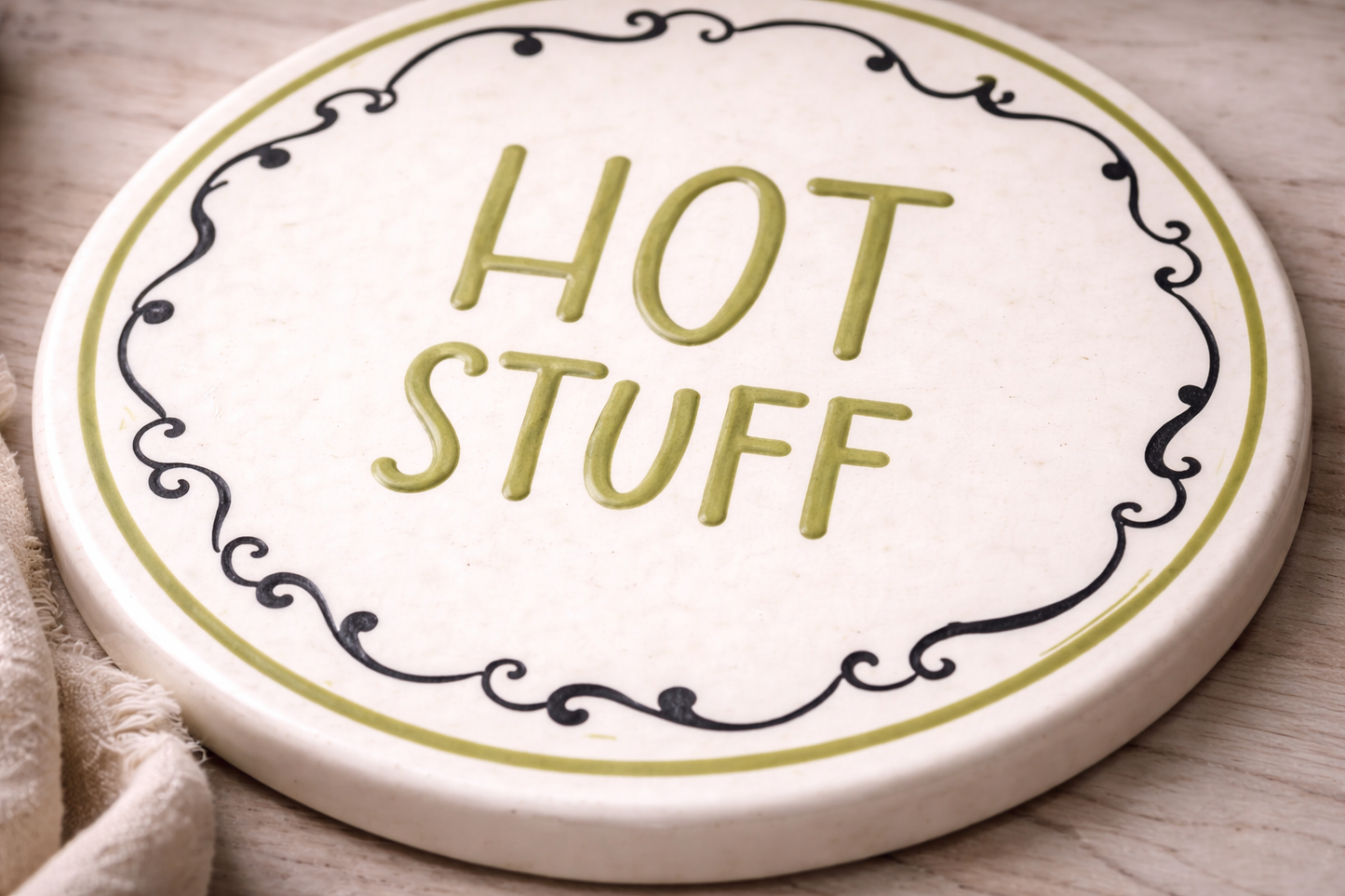 Hot Stuff Ceramic Trivet