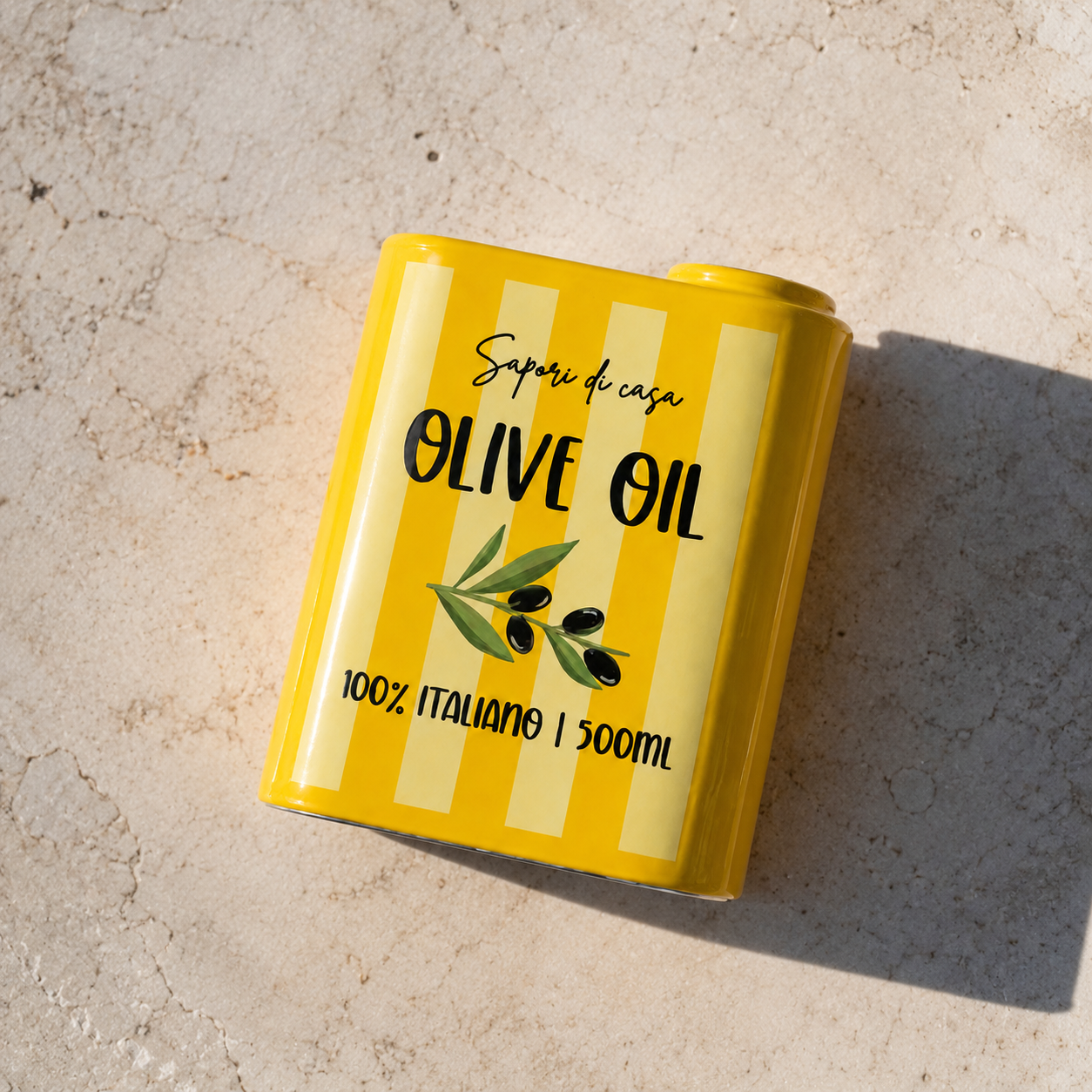 Sapori Di Casa Vase / Olive Oil Canister- Pre Order ETA  Mid - End of June
