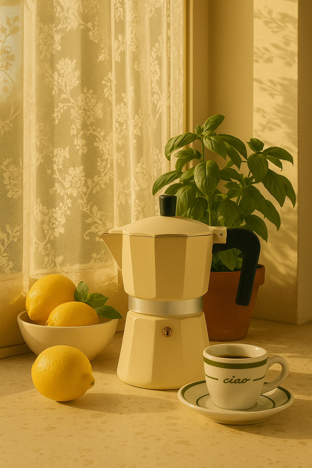 Espresso Maker 6 Cup - Crema