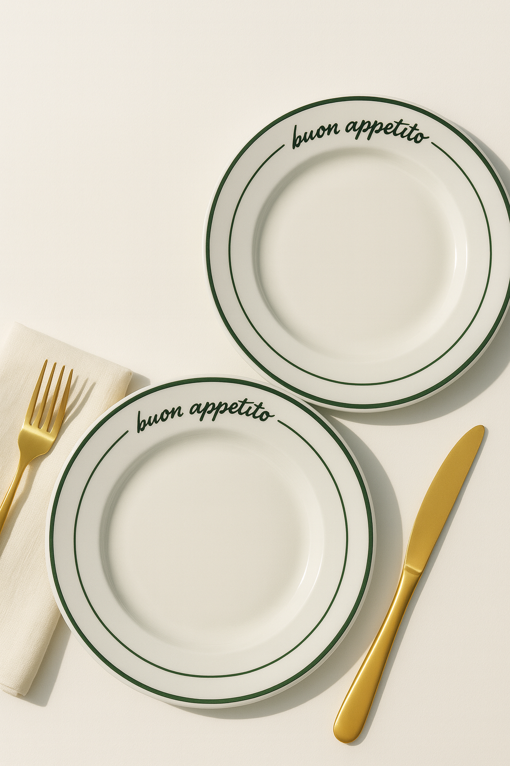Buon Appetito Ceramic Dinner Plate