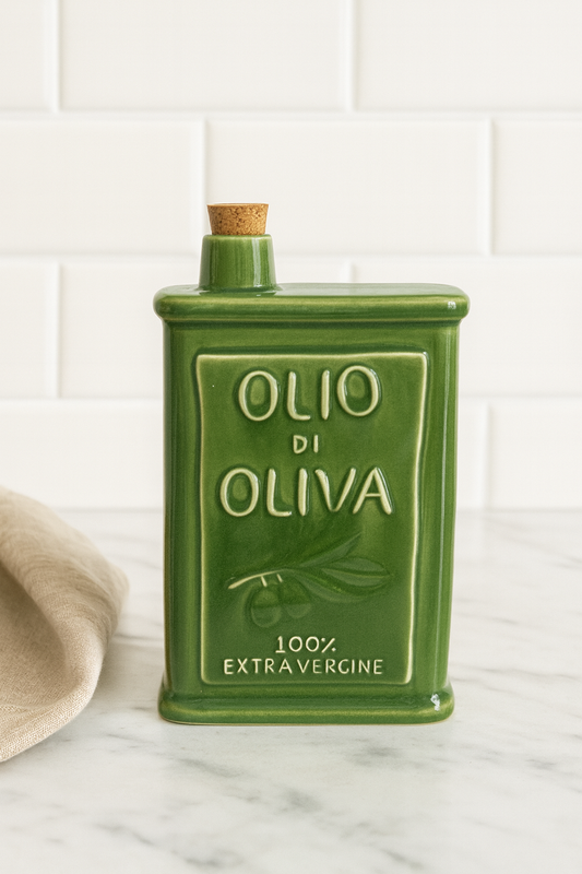 Olio Ceramic Oil Bottle - Verde