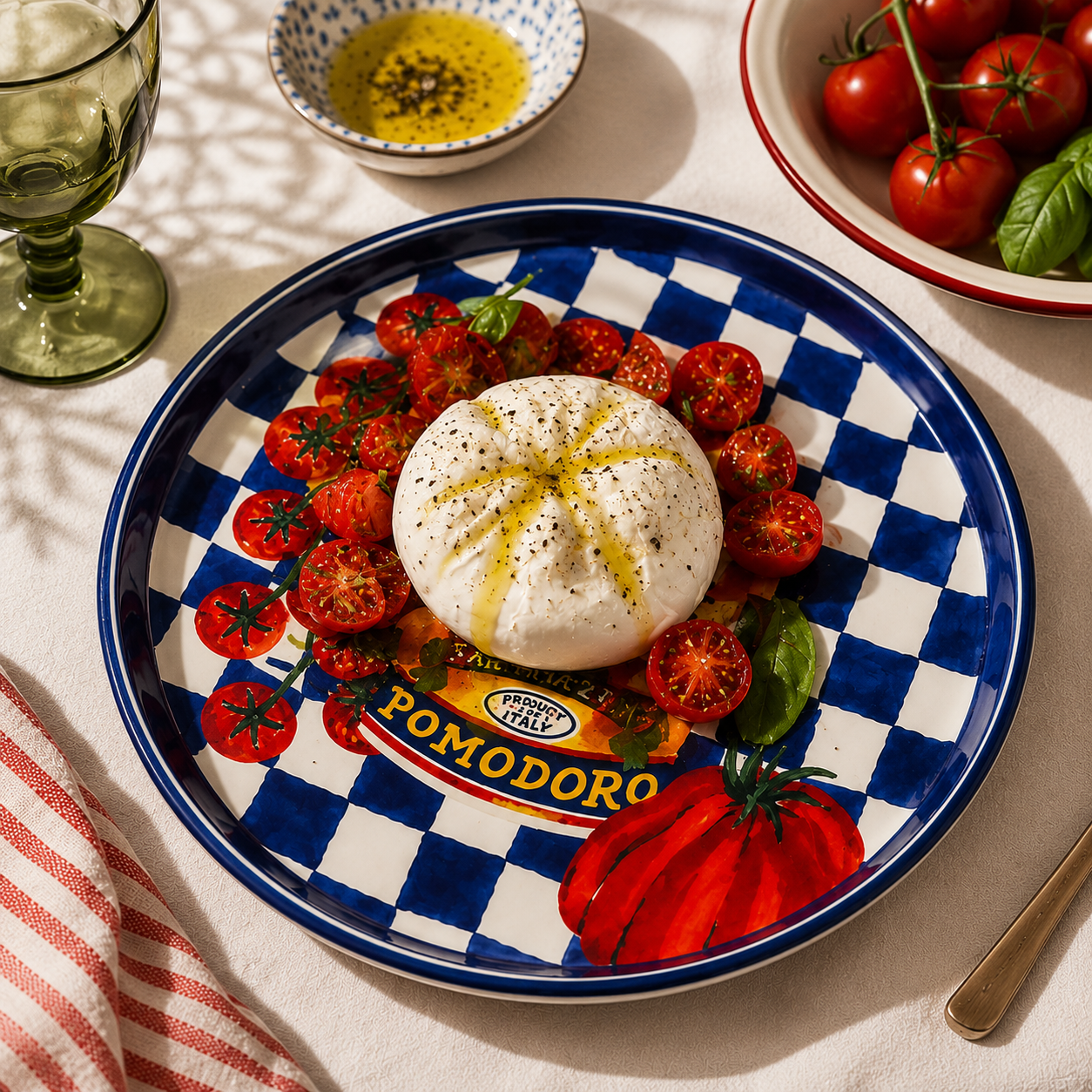 Nonna's Night Off Round Platter